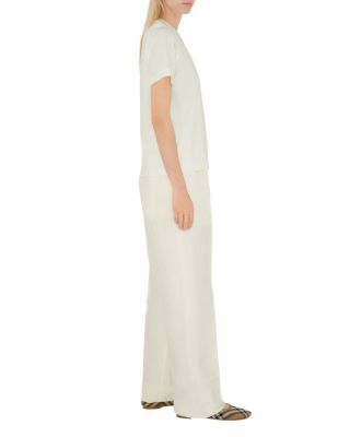 Check Label Cotton T-shirt