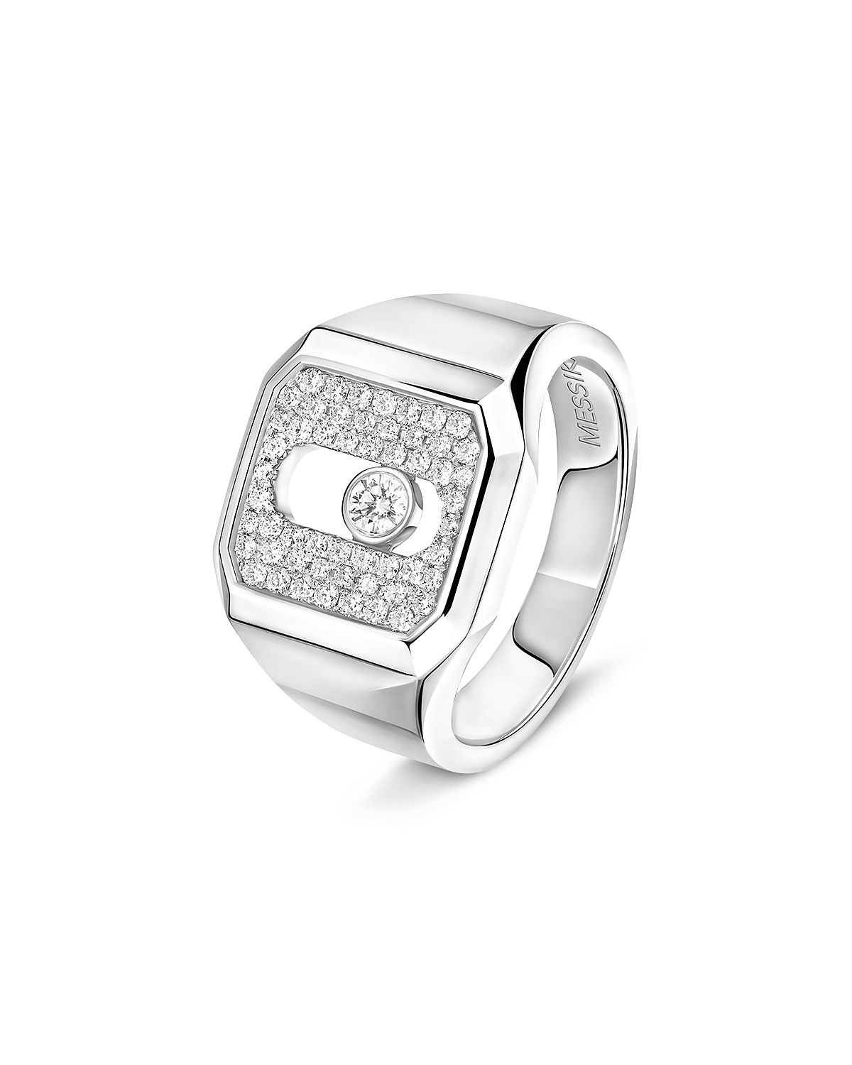 Messika Diamond Move Joaillerie Pave Signet Ring
