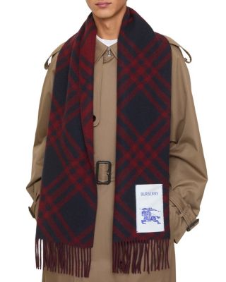 Check Cashmere Scarf