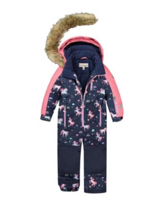  One Piece Play Snowsuit Unicorn - Big Kid