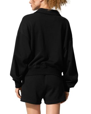  SILKERRY Oversized Heirloom '89 Polo Collar Sweatshirt