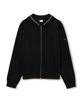  SILKERRY Oversized Seamflow Verge Full-Length Front Zip Hoodie