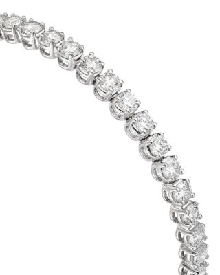 Diamond Tennis Bracelet in 14K White Gold, 7.0 tcw