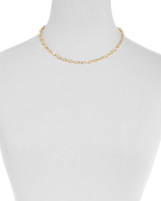 Multicolor Bezel Tennis Necklace, 17"