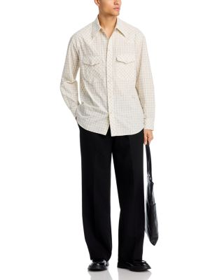 Western Check Snap Button Shirt