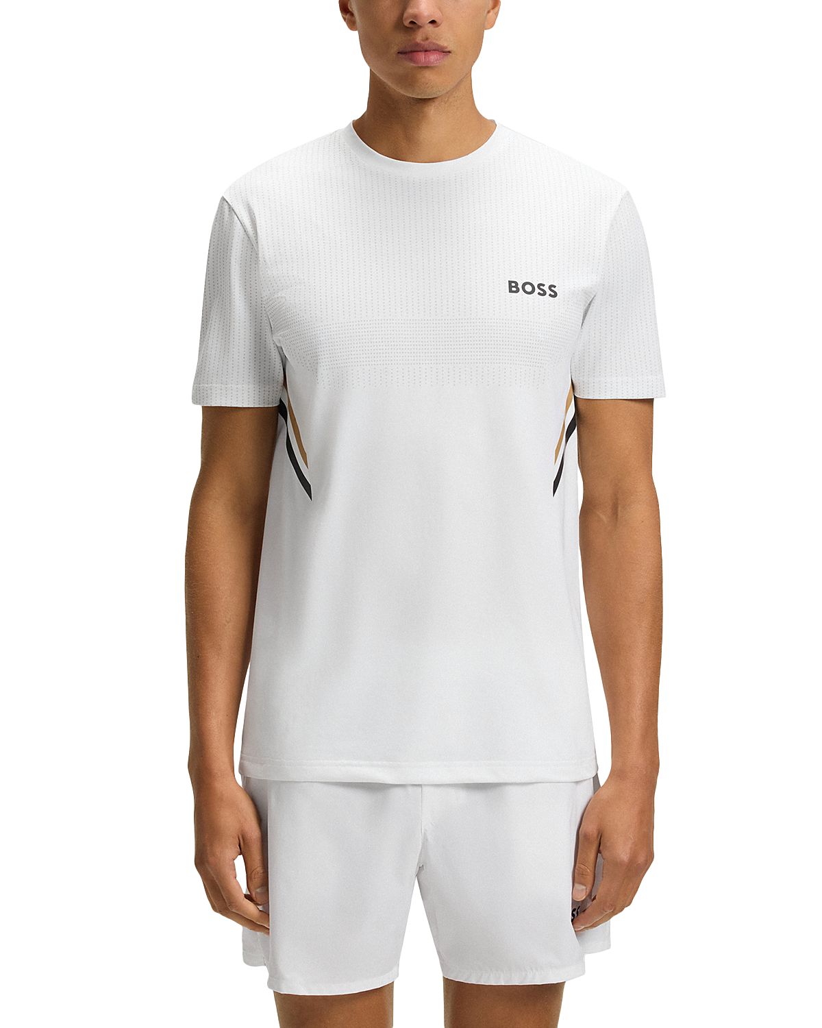 Boss Tee Tech Toc Slim Fit Logo Tee