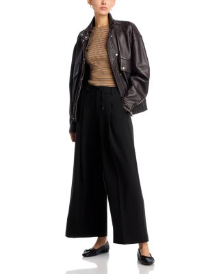 Wide Leg Drawstring Pants