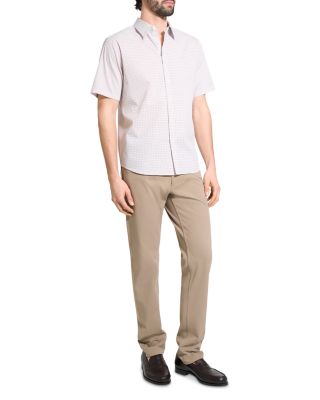 Irving Short Sleeve Mini Geo Relaxed Fit Button Down Shirt