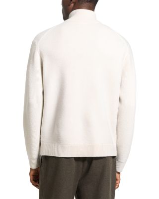 Long Sleeve Relaxed Fit Wool Turtle Neck Sweater