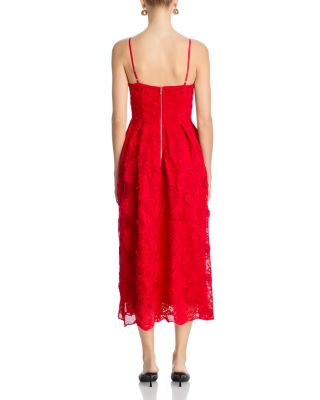 Rose Lace Midi Dress - Exclusive