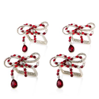 "Wuthering Heights" Napkin Rings, Set of 4