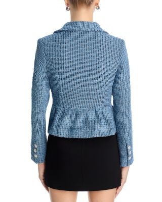 Tweed Flounce Blazer - Exclusive