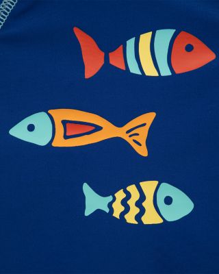 Boys' Fish Rash Guard and Swim Trunks Set, Baby