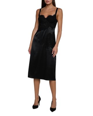 Fenna Silk Lace Appliqu&eacute; Dress