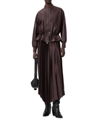 Sofi Leather Bomber Jacket