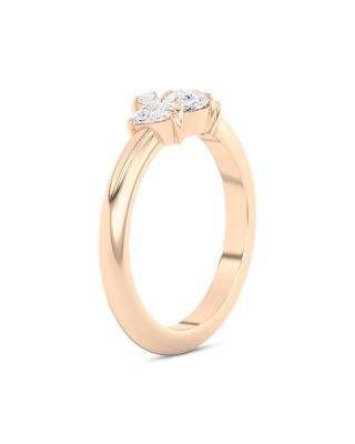 Certified Lab Grown Diamond Mixed Cut Gaudi Mosaic Ring in 14K Yellow Gold, 0.67 tcw 