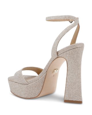 Women's Caia Square Toe High Heel Platform Sandals