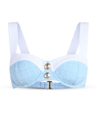 Alexandria Color Blocked Bikini Top & Jean Color Blocked Bikini Bottom