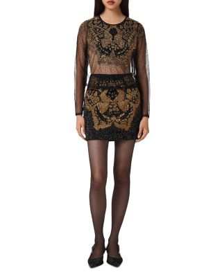 Greta Embellished Crop Top