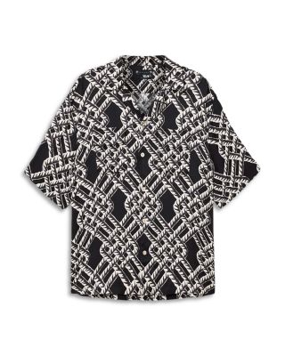 Twined Relaxed Fit Short Sleeve Shirt