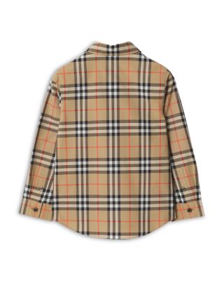Boys' C:KB5 Owen Long Sleeved Check Cotton Shirt - Little Kid, Big Kid