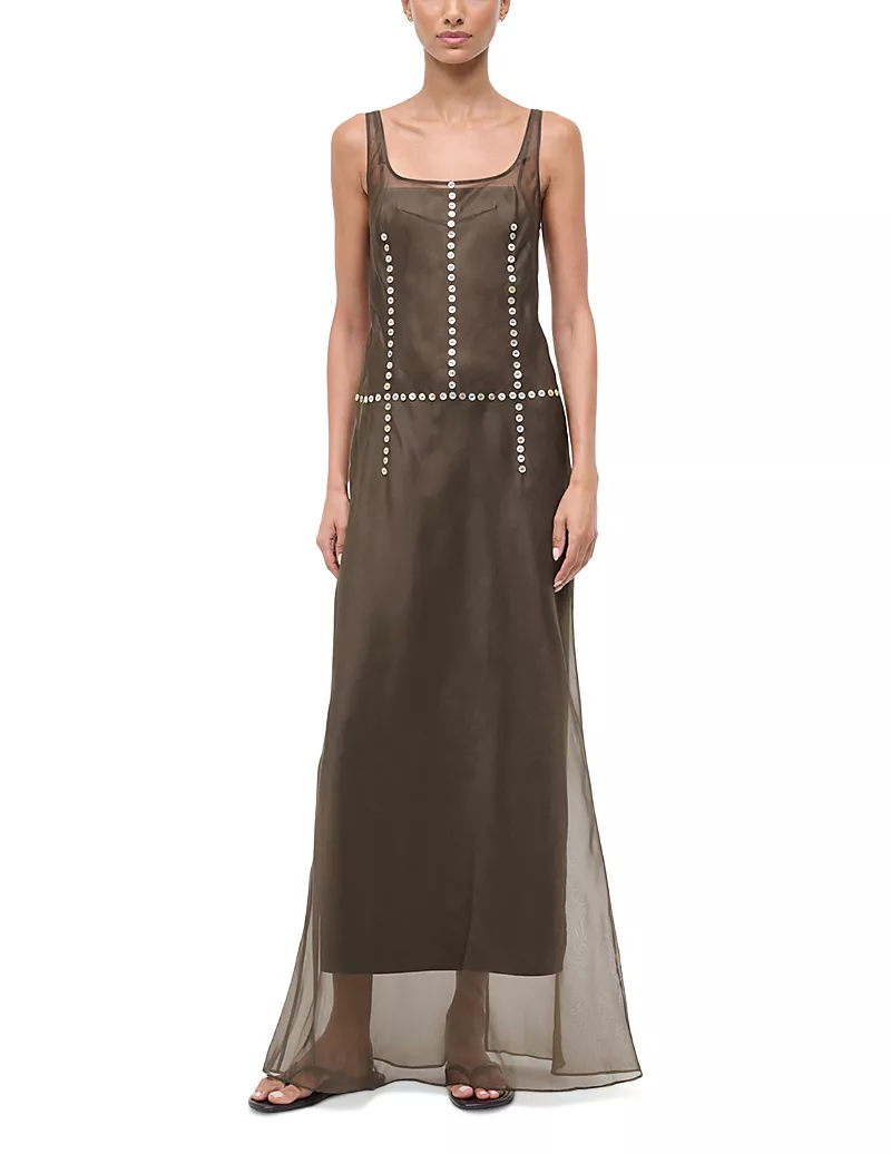 Staud Greta Silk Dress