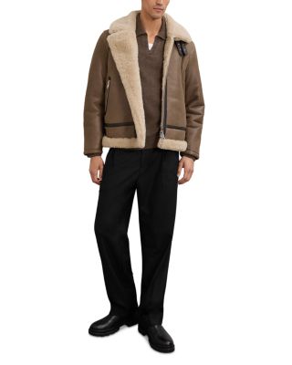 Hardy Shearling Aviator Jacket
