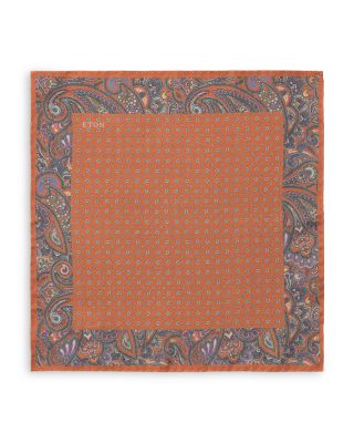 Paisley Silk Pocket Square