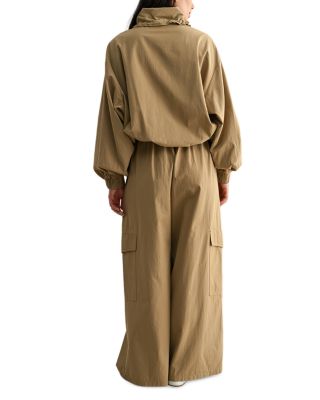 Front Zip Flap Patch Pocket Pants