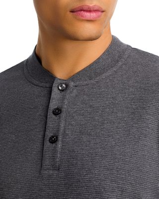 Slim Fit Ribbed Henley  - Exclusive