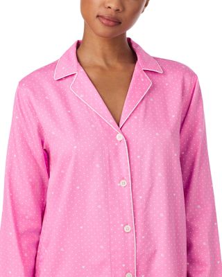 Long Sleeve Notch Collar Sleepshirt