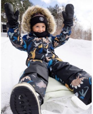  Unisex One-Piece Dinosaur Play Snowsuit