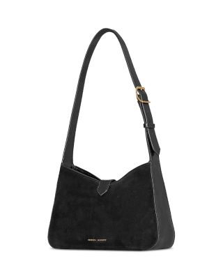 Megan Small Suede Shoulder Bag