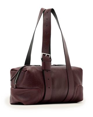 Ares Grained Leather Shoulder Bag