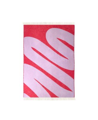  Swirl Cobalt Blanket, 51" L x 78" W