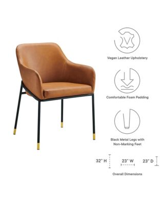 Jovi Faux Leather Dining Chair Set of 2