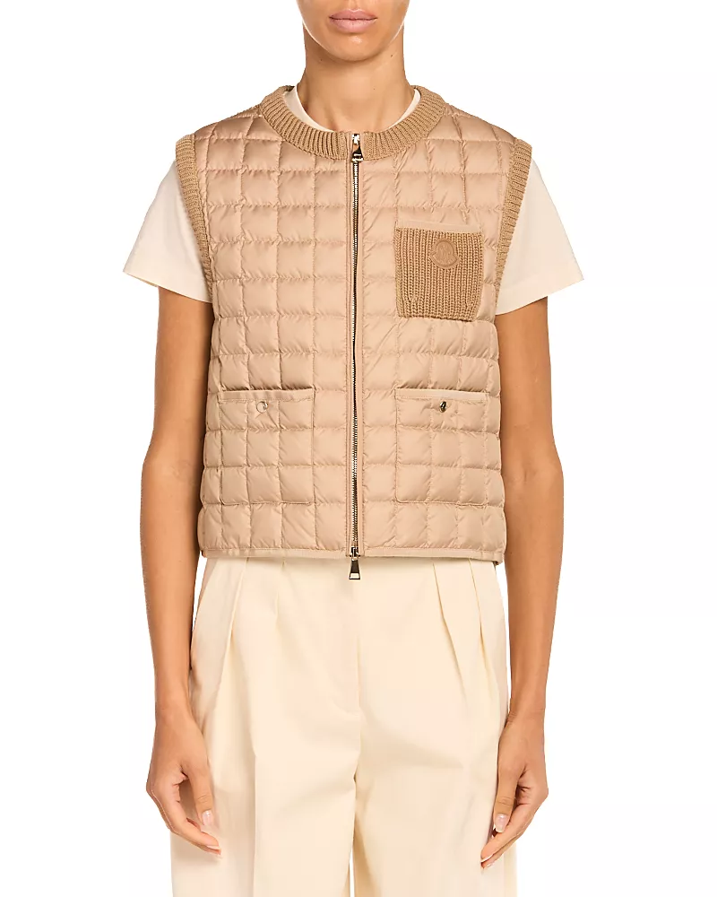 Moncler Combo Quilted Vest
