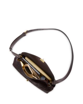 T Lock Calf Hair Convertible Clutch