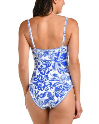 Botanical Brocade One Piece Swimsuit