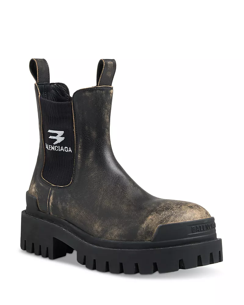 Balenciaga Men's Strike Chelsea Boots