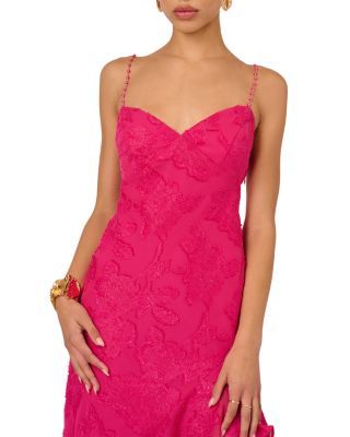 Clipped Jacquard Dress