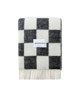 Maison Deux Checkerboard Blanket, 4.25' x 6.5' | Bloomingdale's Home Home Decor
