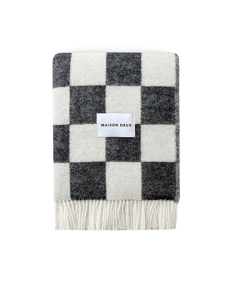 Maison Deux Checkerboard Blanket