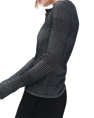 The Knit Two Tone Henley Tee