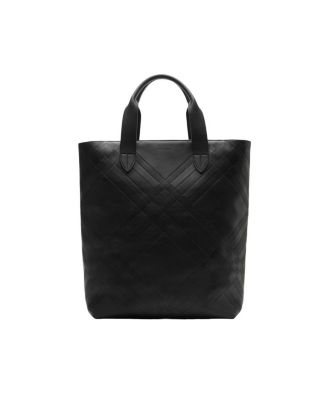  Embossed Check Tote