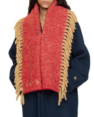 Alpaca Wool Blend Happy Scarf