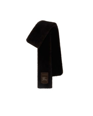  Narrow Check Wool Scarf