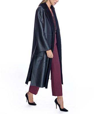 Shearling Lamb Wrap Coat