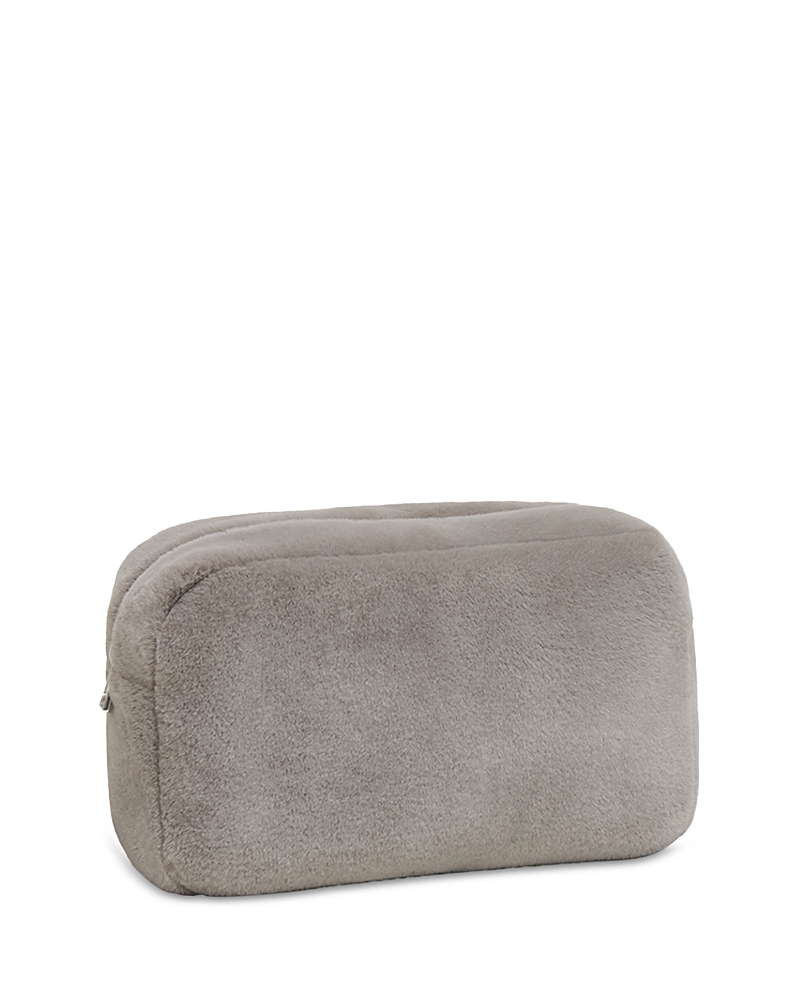 Apparis Jumbo Noor Faux Fur Pochette In Gray