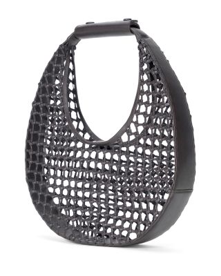 Moon Hand Knotted Leather Tote